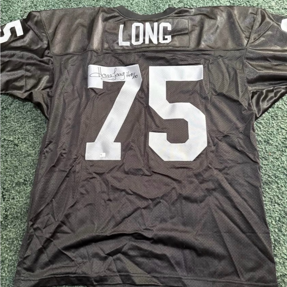 Authentic Autographed Howie Long Raiders Football Jersey